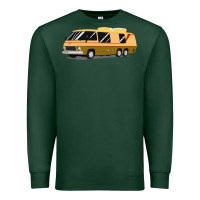 Sports Green 1970s gmc motorhome gmc motorhome Premium Sweatshirt - artisFamous