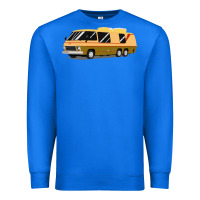 True Royal 1970s gmc motorhome gmc motorhome Premium Sweatshirt - artisFamous
