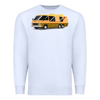 White 1970s gmc motorhome gmc motorhome Premium Sweatshirt - artisFamous