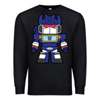 Black soundwave transformers chibi Premium Sweatshirt - artisFamous