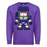 Purple soundwave transformers chibi Premium Sweatshirt - artisFamous