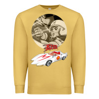 Antique Gold go speed racer go go!!!   speed racer Premium Sweatshirt - artisFamous
