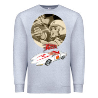 Heather Grey go speed racer go go!!!   speed racer Premium Sweatshirt - artisFamous