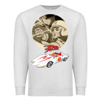 Oatmeal Heather go speed racer go go!!!   speed racer Premium Sweatshirt - artisFamous