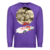 Purple go speed racer go go!!!   speed racer Premium Sweatshirt - artisFamous