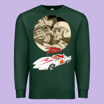 Go Speed Racer Go Go!!!   Speed Racer Premium Sweatshirt Designed By Artisfamous