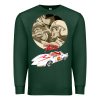 Sports Green go speed racer go go!!!   speed racer Premium Sweatshirt - artisFamous