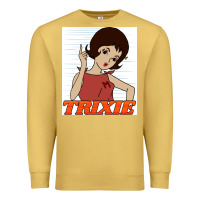 Antique Gold go trixie go!   speed racer Premium Sweatshirt - artisFamous