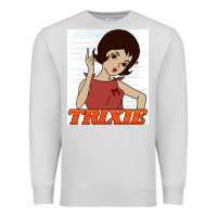 Dove Grey go trixie go!   speed racer Premium Sweatshirt - artisFamous
