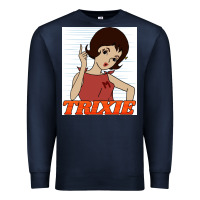 Navy go trixie go!   speed racer Premium Sweatshirt - artisFamous