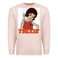 Pale Pink go trixie go!   speed racer Premium Sweatshirt - artisFamous
