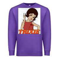 Purple go trixie go!   speed racer Premium Sweatshirt - artisFamous