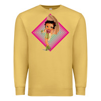 Antique Gold betty boop Premium Sweatshirt - artisFamous