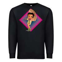 Black betty boop Premium Sweatshirt - artisFamous