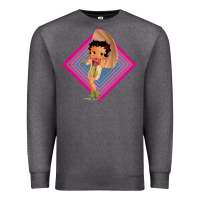 Charcoal Heather betty boop Premium Sweatshirt - artisFamous