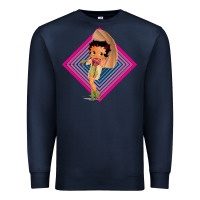 Navy betty boop Premium Sweatshirt - artisFamous