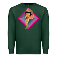 Sports Green betty boop Premium Sweatshirt - artisFamous