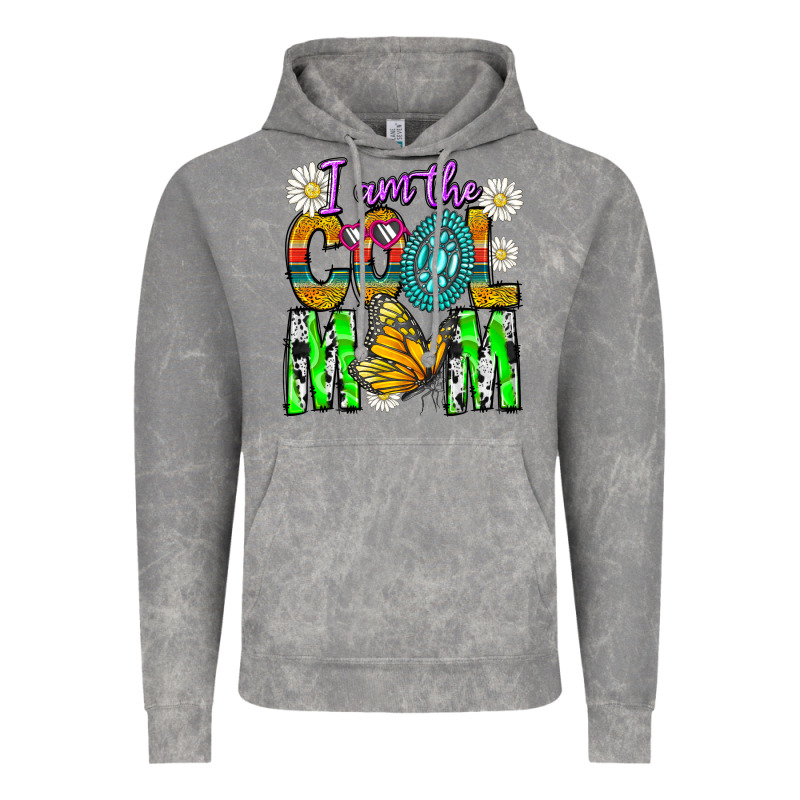 I'm The Cool Mom Vintage Hoodie by CowhideDigitalArt | Teevron