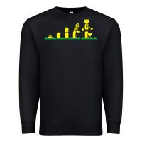 Black evolution of lego Premium Sweatshirt - artisFamous