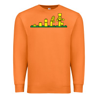 Carrot evolution of lego Premium Sweatshirt - artisFamous