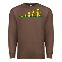 Chestnut evolution of lego Premium Sweatshirt - artisFamous