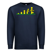 Navy evolution of lego Premium Sweatshirt - artisFamous