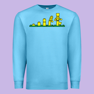 Evolution Of Lego Premium Sweatshirt Designed By Artisfamous
