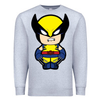 Heather Grey wolverine Premium Sweatshirt - artisFamous