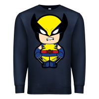 Navy wolverine Premium Sweatshirt - artisFamous