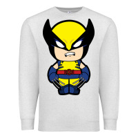 Oatmeal Heather wolverine Premium Sweatshirt - artisFamous