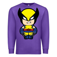 Purple wolverine Premium Sweatshirt - artisFamous