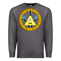 Charcoal Heather always watching  alternate  gravity falls Premium Sweatshirt - artisFamous