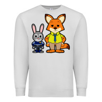 Dove Grey zootopia duo chibi Premium Sweatshirt - artisFamous