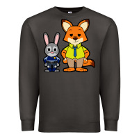Smoke zootopia duo chibi Premium Sweatshirt - artisFamous