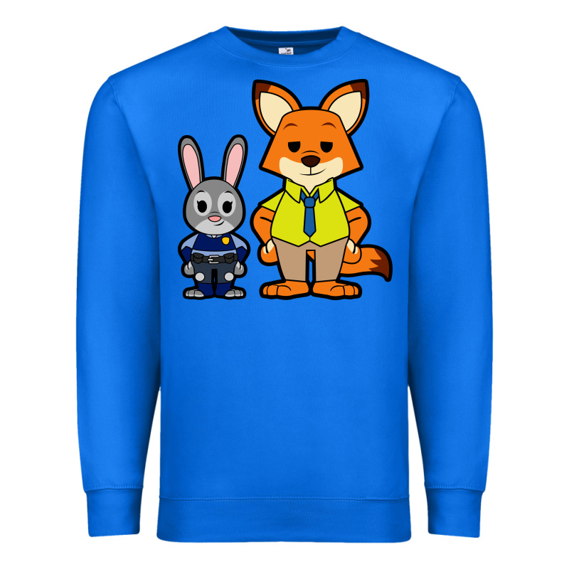 Zootopia Duo Chibi Premium Sweatshirt by artisFamous | Teevron