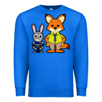 True Royal zootopia duo chibi Premium Sweatshirt - artisFamous