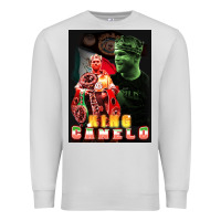 Dove Grey canelo boxing Premium Sweatshirt - artisFamous