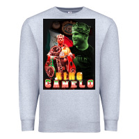 Heather Grey canelo boxing Premium Sweatshirt - artisFamous