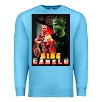 Ocean Blue canelo boxing Premium Sweatshirt - artisFamous