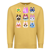 Antique Gold animal crossing cute cats animal crossing new horizons Premium Sweatshirt - artisFamous