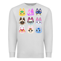 Dove Grey animal crossing cute cats animal crossing new horizons Premium Sweatshirt - artisFamous