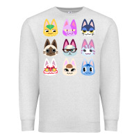 Oatmeal Heather animal crossing cute cats animal crossing new horizons Premium Sweatshirt - artisFamous
