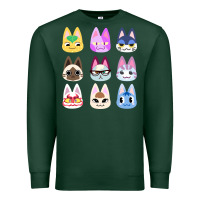 Animal Crossing Cute Cats Animal Crossing New Horizons Premium Sweatshirt | Teevron