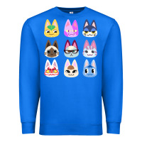 True Royal animal crossing cute cats animal crossing new horizons Premium Sweatshirt - artisFamous