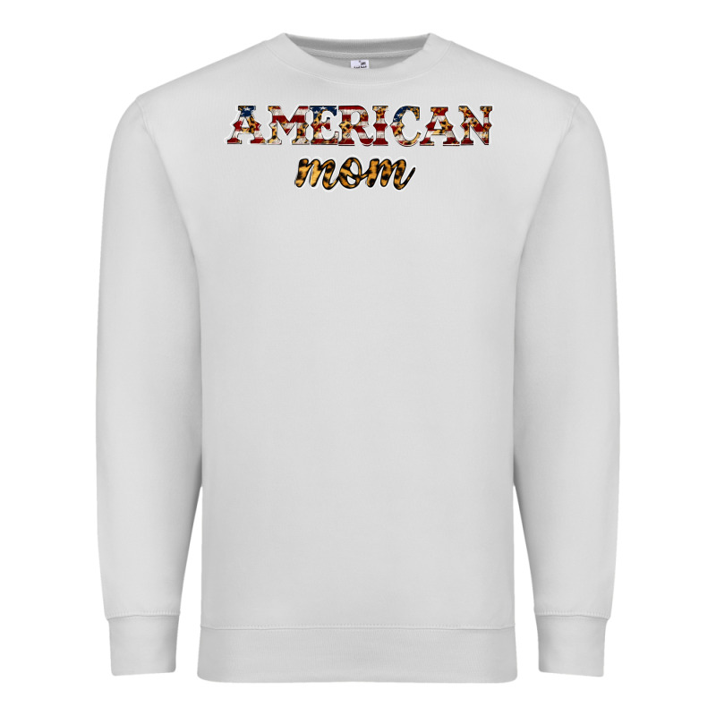 American Mom Premium Sweatshirt by JahusDesignShop | Teevron