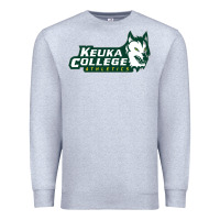 Heather Grey keuka college Premium Sweatshirt - artisFamous