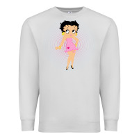 Dove Grey betty boop Premium Sweatshirt - artisFamous