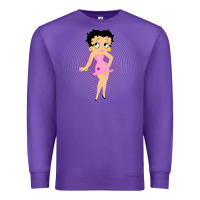 Purple betty boop Premium Sweatshirt - artisFamous