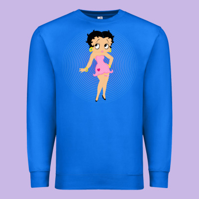 Betty Boop Premium Sweatshirt Designed By Artisfamous