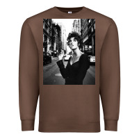 Chestnut linda evangelista fashion model Premium Sweatshirt - artisFamous